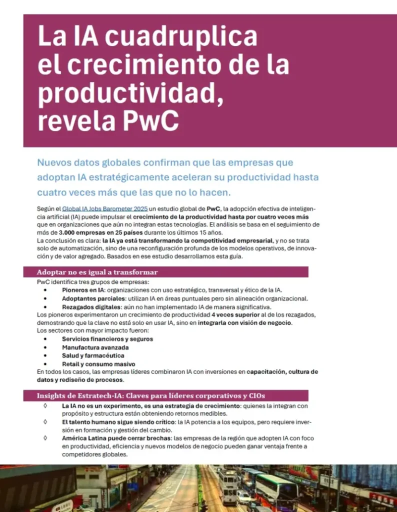 PRODUCTIVIDAD CON IA PWC