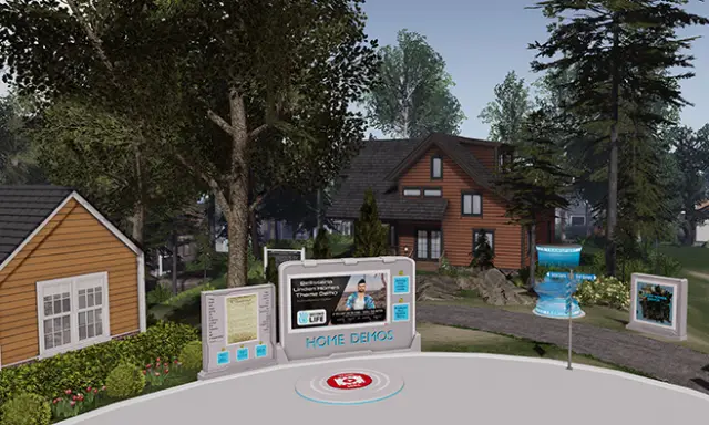 Metaverso: del Boom alk desencanto. Second Life - Barrio Residencial