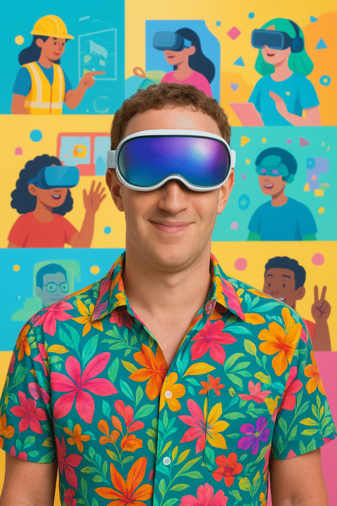 Metaverso: del Boom al desencanto. Ilustración con IA del lider de Meta