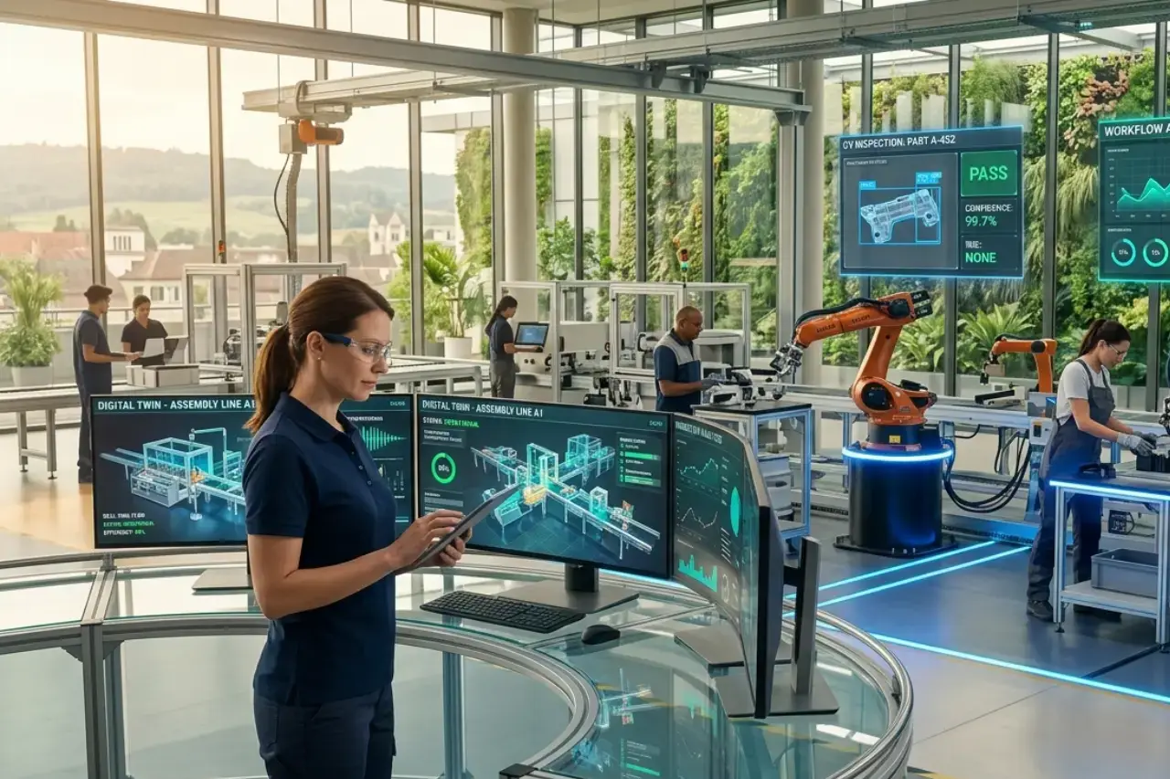 IA física de Deloitte y NVIDIA acelera la fábrica digital