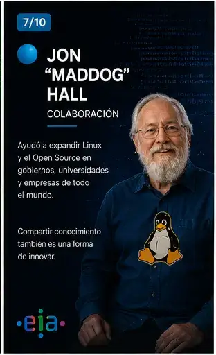 Jon “Maddog” Hall

El poder de construir tecnología en comunidad