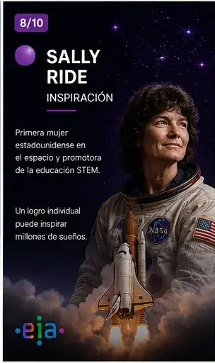 Sally Ride

La inspiración que abrió las puertas del espacio
